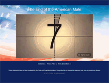 Tablet Screenshot of endoftheamericanmale.com